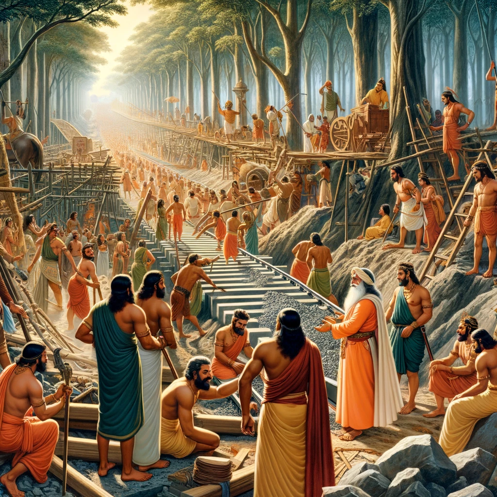 The Engineers Construct a Road